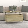 vidaXL Coffee Table Sonoma Oak 90x44,5x45 cm Engineered Wood