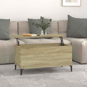 vidaXL Coffee Table Sonoma Oak 90x44,5x45 cm Engineered Wood