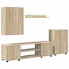 vidaXL TV Cabinet Set Sonoma Oak Engineered wood