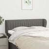 vidaXL Headboard with Ears Dark Grey 147 cm Fabric