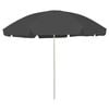 vidaXL Beach Parasol | Anthracite | Polyester | Large | Tiltable | Beach Parasol