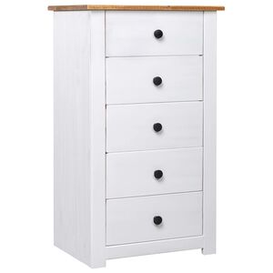 vidaXL Sideboard White 46x40x89 cm Pine Panama Range
