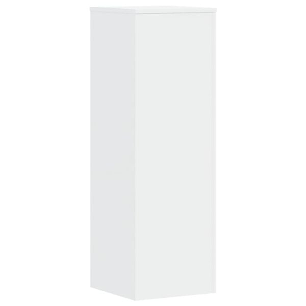 vidaXL Plant Stand White 33x33x100 cm Engineered Wood