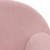 vidaXL Kids' Sofa Bed 2-Seater Pink Soft Plush