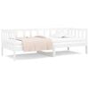 vidaXL Day Bed without Mattress White 90x190cm Solid Wood Pine