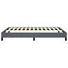 vidaXL Bed Frame without Mattress Dark Grey 137x190 cm Full Velvet
