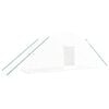 vidaXL Greenhouse with Steel Frame White 12 m&sup2; 6x2x2.85 m