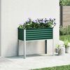vidaXL Garden Planter Green 100x45x90 cm Steel