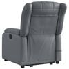 vidaXL Electric Stand up Massage Recliner Chair Grey Faux Leather