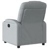 vidaXL Recliner Chair Light Grey Fabric