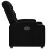 vidaXL Recliner Chair Black Fabric