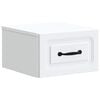 vidaXL Wall-Mounted Bedside Cabinet White 34.5 x 33 x 20 cm