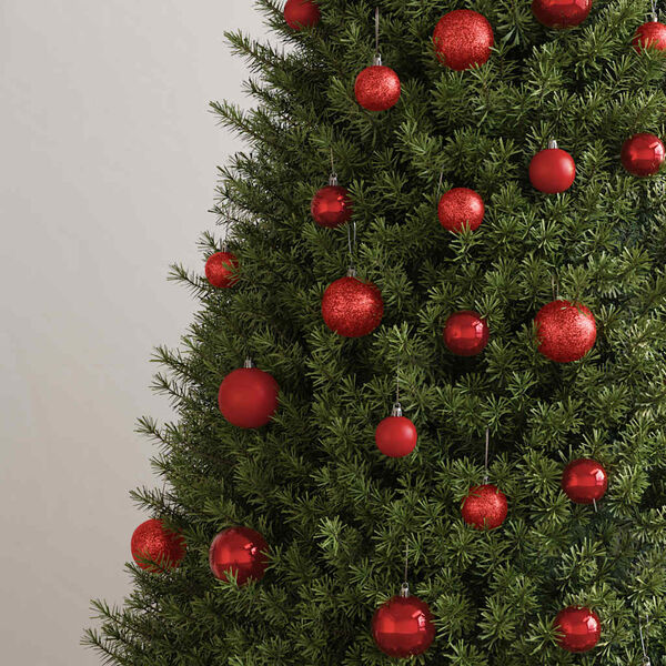 vidaXL Christmas Baubles 100 pcs Wine Red 3 / 4 / 6 cm