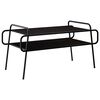vidaXL Coffee Table Black Oak 100 x 50 x 51 cm Engineered Wood