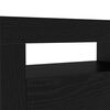 vidaXL TV Cabinet 2 pcs Black Oak 240 x 35 x 40 cm Engineered Wood