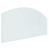 vidaXL Fireplace Glass Plate 100x50 cm