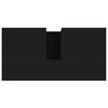 vidaXL Bathroom Cabinet Black 65x33x60 cm Engineered Wood