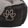 vidaXL Dog Bed with Padded Cushion Size S Black