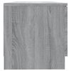 vidaXL TV Cabinet Grey Sonoma 80x35x36.5 cm Engineered Wood