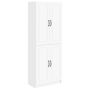 vidaXL Cabinet Set 2 pcs White Engineered Wood
