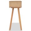 vidaXL Console Table Solid Pinewood 80x30x72 cm Brown