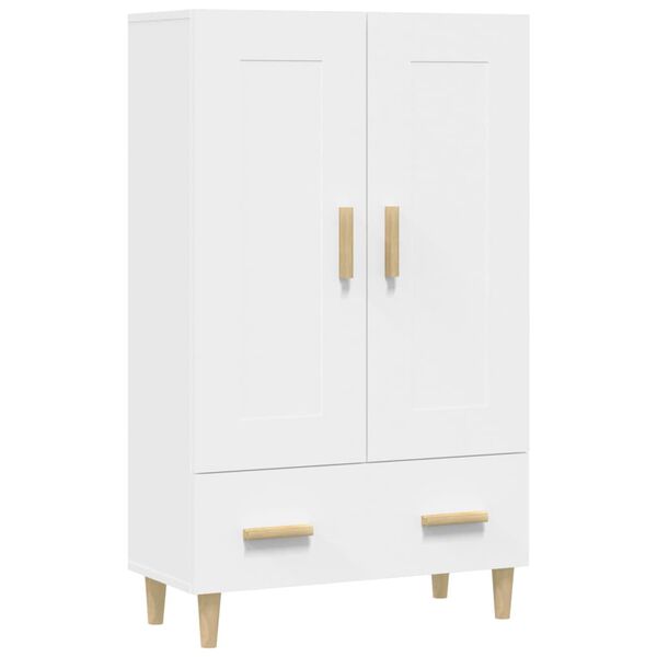 vidaXL Highboard White 70x31x115 cm Engineered Wood