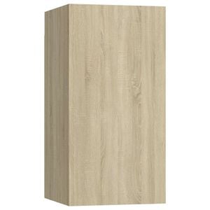 vidaXL TV Cabinet Sonoma Oak 30.5x30x60 cm Engineered Wood