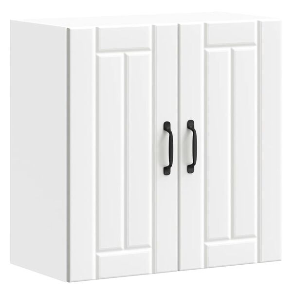 vidaXL Kitchen Wall Cabinet Lucca White Engineered Wood