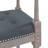 vidaXL Bench Dark Grey 110x40x70 cm Velvet