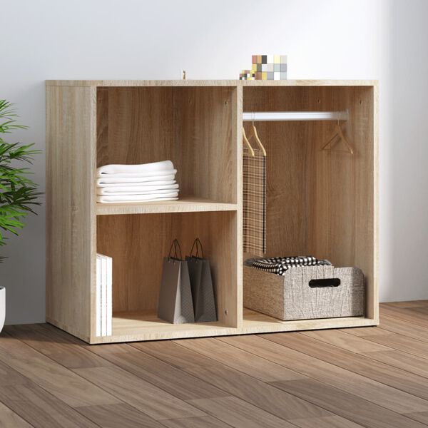 vidaXL Dressing Cabinet Sonoma Oak 80x40x65 cm Engineered Wood