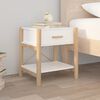 vidaXL Bedside Tables 2pcs White 42x38x45 cm Engineered Wood