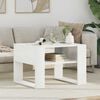 vidaXL Coffee Table with Storage White 66 x 53 x 45 cm Engineered Wood