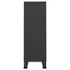 vidaXL Industrial Wardrobe Anthracite 67x35x107 cm Steel