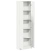 vidaXL Wardrobe with Shelf White 55 x 25 x 189 cm Engineered Wood