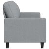 vidaXL 3-Seater Sofa Light Grey 180 cm Fabric