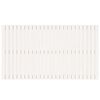 vidaXL Wall Headboard White 159.5x3x90 cm Solid Wood Pine