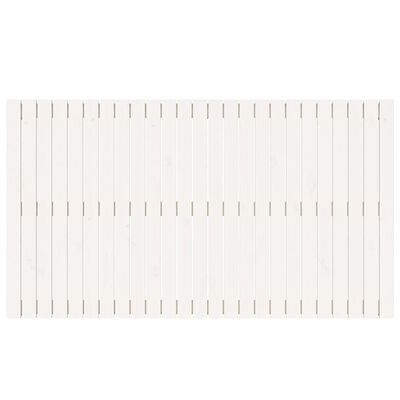 vidaXL Wall Headboard White 159.5x3x90 cm Solid Wood Pine