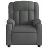 vidaXL Recliner Chair Dark Grey Fabric