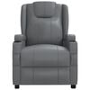 vidaXL Stand up Massage Chair Anthracite Faux Leather