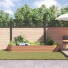 vidaXL Raised Bed Brown 320 x 80 x 44 cm Steel