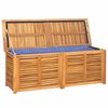 vidaXL Garden Storage Box with Bag 150x50x55 cm Solid Wood Teak