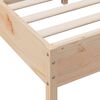 vidaXL Bed Frame without Mattress 90x190 cm Single Solid Wood Pine