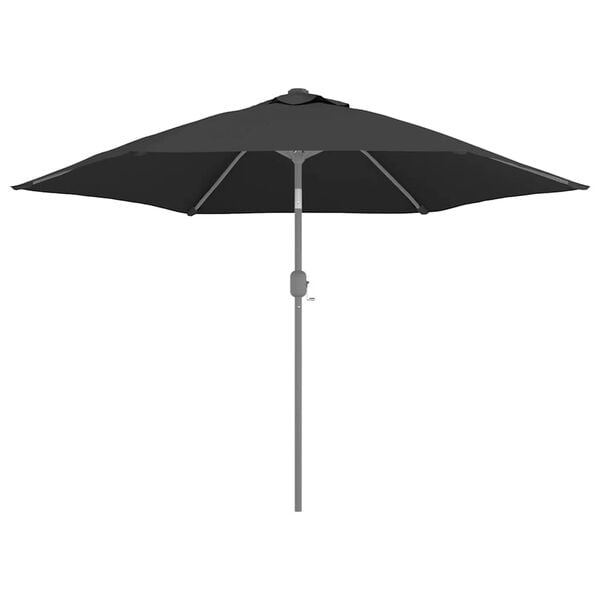 vidaXL Replacement Fabric for Outdoor Parasol Anthracite 300 cm