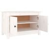 vidaXL Shoe Cabinet White 70x38x45.5 cm Solid Wood Pine