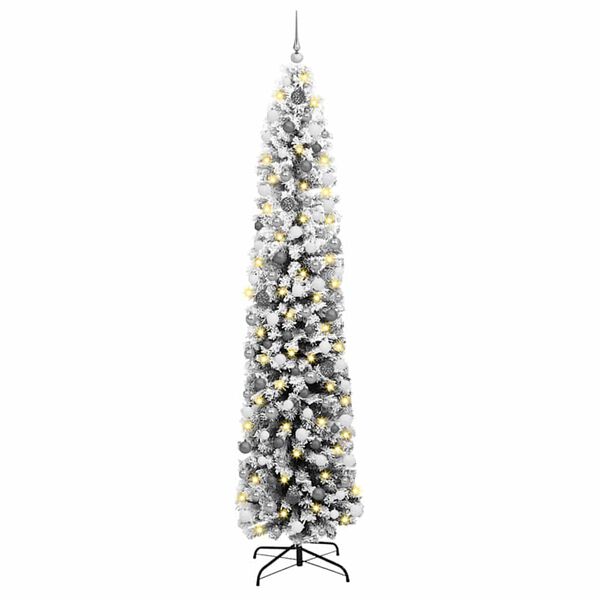 vidaXL Artificial Christmas Tree with 300 LEDs with Stand Green 240 cm
