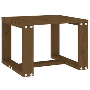 vidaXL Garden Side Table Honey Brown 40x38x28,5 cm Solid Wood Pine