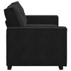 vidaXL 2-Seater Sofa Black 180x78x84 cm Velvet