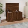 vidaXL Storage Box Brown Oak 50x30x28 cm Engineered Wood