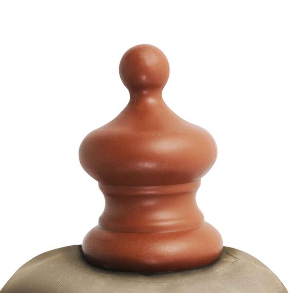 vidaXL Garden Parasol with Wooden Pole 350 cm Taupe