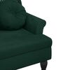 vidaXL Bench with Cushions Dark Green 120.5x65x75 cm Velvet
